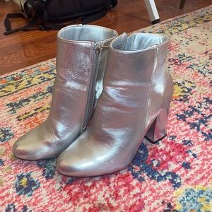 Bamboo silver booties